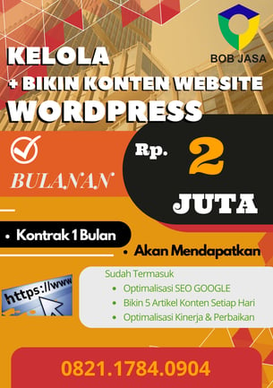 Bikinin Pro Jasa Kelola Website Pribadi Bisnis Perusahaan Yayasan Firma Sekolah Desa 2 Juta / Bulan