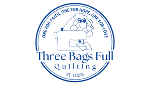 Three Bags Full Quilting logo