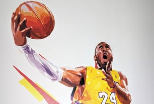 Impression murale, Kobe Bryant, NBA