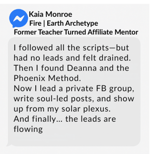 Former teacher Kaia found her voice and leads authentically using the Phoenix Method.