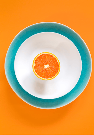 orange bleu blanc palette