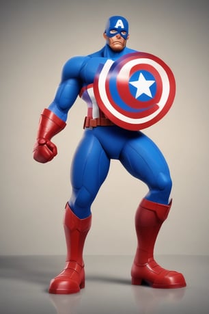 blue and red man action figure