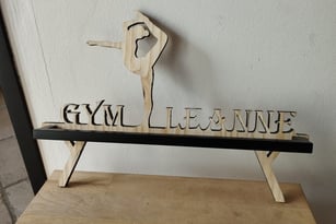 porte médaille personnalisable bois