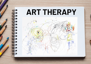 art therapy class private healing growth group drawing colored pencils crayons markers notebook journaling