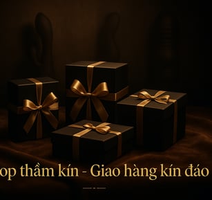 a group of three gift boxes with gold ribbon