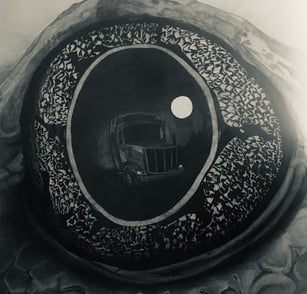 Oeil de grenouille