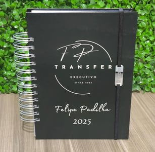 Agenda personalizada com logo