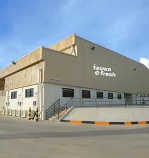 Halal-certified meat processing at Taqwa Fresh Factory—clean, modern, and tech-enabled for exports.