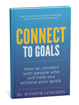 a book cover of connect to goals
