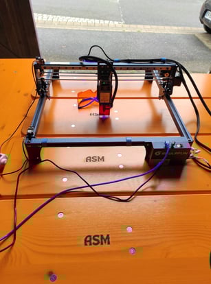 Gravure laser pour table