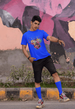 Novelty Tee North Carolina Splatter Paint Tee