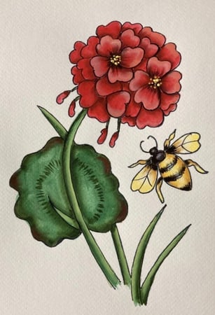 Rodney Bensman, Decorative Painter Issue #1 2011 Busy Bee, Linda Cohen