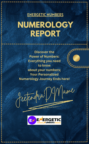 Personalised Numerology Report Energetic Numbers