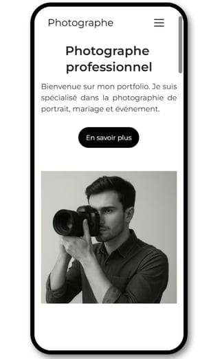 a man taking a photo of himself in a photo