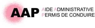 a pink and black logo with a white dot on it