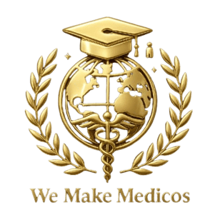 We Make Medicos logo