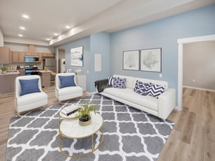virtual staging real estate photo