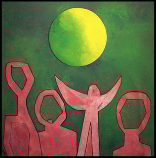Is there more or Oil, on Canvas 80x80cm, 2022