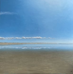 Tableau à l'huile - Le Repos