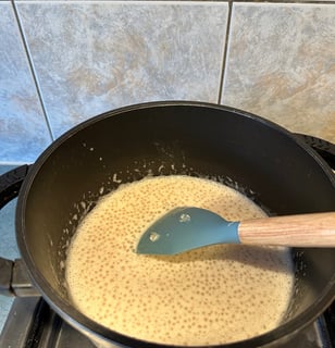 coconut sago pudding