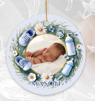 photo baby ornament