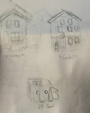 2016 WBNA Poster house sketches