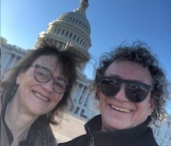 Steve & Int'l Chair Martha McDevitt-Pugh in DC