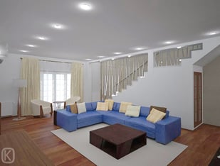  Projet de design " Maison familiale. Salon "
