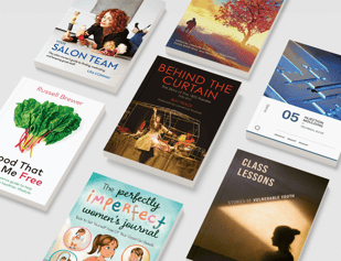 Books, typesetting by Michelle Pirovich, Squeezebox