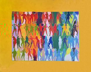 oeuvre d'art- nus - artiste peintre -peintures - femmes