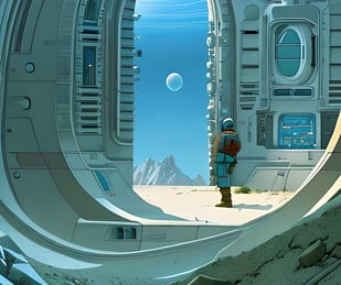 ERic hansen - Les murs porteurs à la façon de Moebius