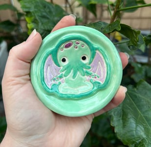 Cthulu jewelry bowl