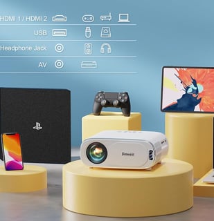 Transform Your Space into a Cinema with the Jimveo Outdoor Projector 4K