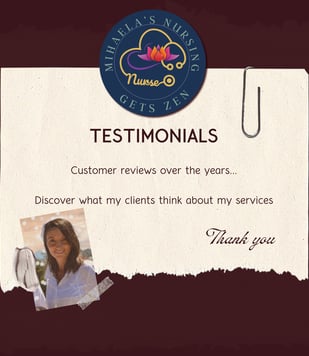 Testimonials for Nursing Services 