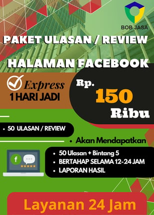 Jasa Buzzer Ulasan Review Halaman Facebook Page 150 ribu di Kota Kabupaten