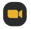 ZOOM icon - a video camera on a black square