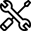 Ícone de ferramentas de conserto simbolizando serviços