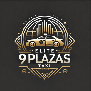 Elite 9 plazas Taxi logo