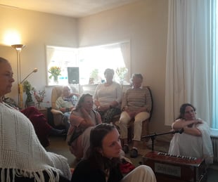 Vedanta meditatie bijeenkomst in IVS centrum Bhagavan in Malden