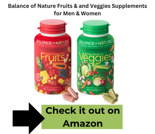 Balance of Nature Fruits & and Veggies Supplements for Men & Women
