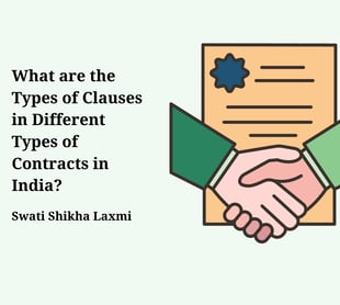 Types of Clauses in Different Types of Contracts in India