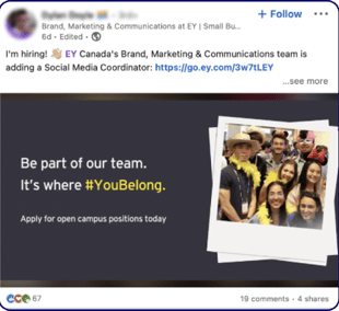 EY employee advocacy example 