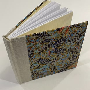 Journal with chiyogami paper - Bound Impression