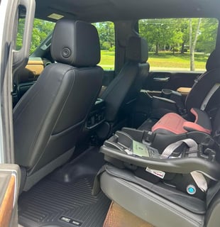 Interior Detailing Image “Deep interior car detailing with steam cleaning and vacuuming of seats"