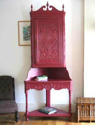 Hand painted vintage furniture for Liberty London.