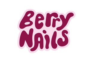 Branding Berry nails par Soleado studio - graphiste Liège