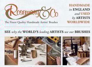 Rosemary brushes parceiro da artista M.J.Justo