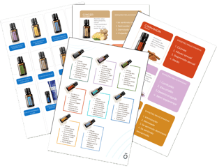 cards doterra para consultoras de óleos essenciais