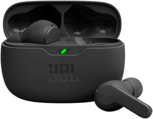 a pair of jbl bluetooths with a jbl in - earphones
