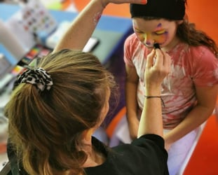 Mädchen Schminkmotiv Tiger Kinderschminken Pinneberg